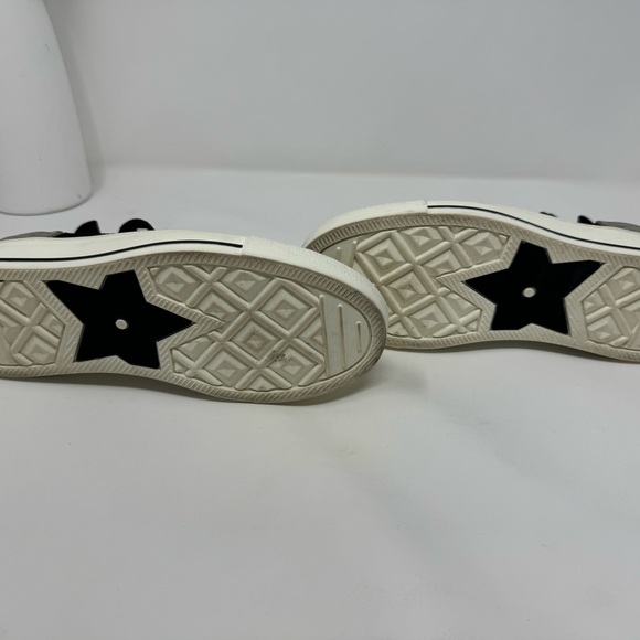 💯Authentic CHRISTIAN DIOR Knit Calfskin Womens Walk'N'Dior High Top Shoes 37.5 - Picture 5 of 9